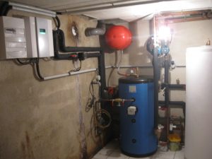 Installation d’une pompe à chaleur aérothermique monobloc (air/eau) inverter NIBE F2040-16
